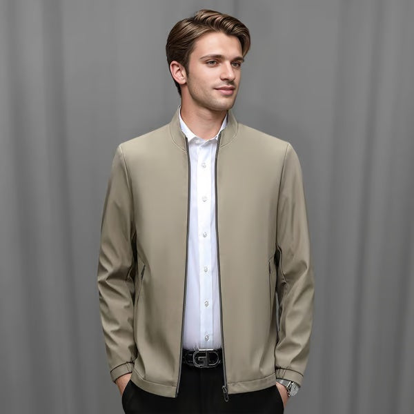 💥Men's Standing Collar Zipper Casual Jacket🔥BUY 2 FREE SHIPPING