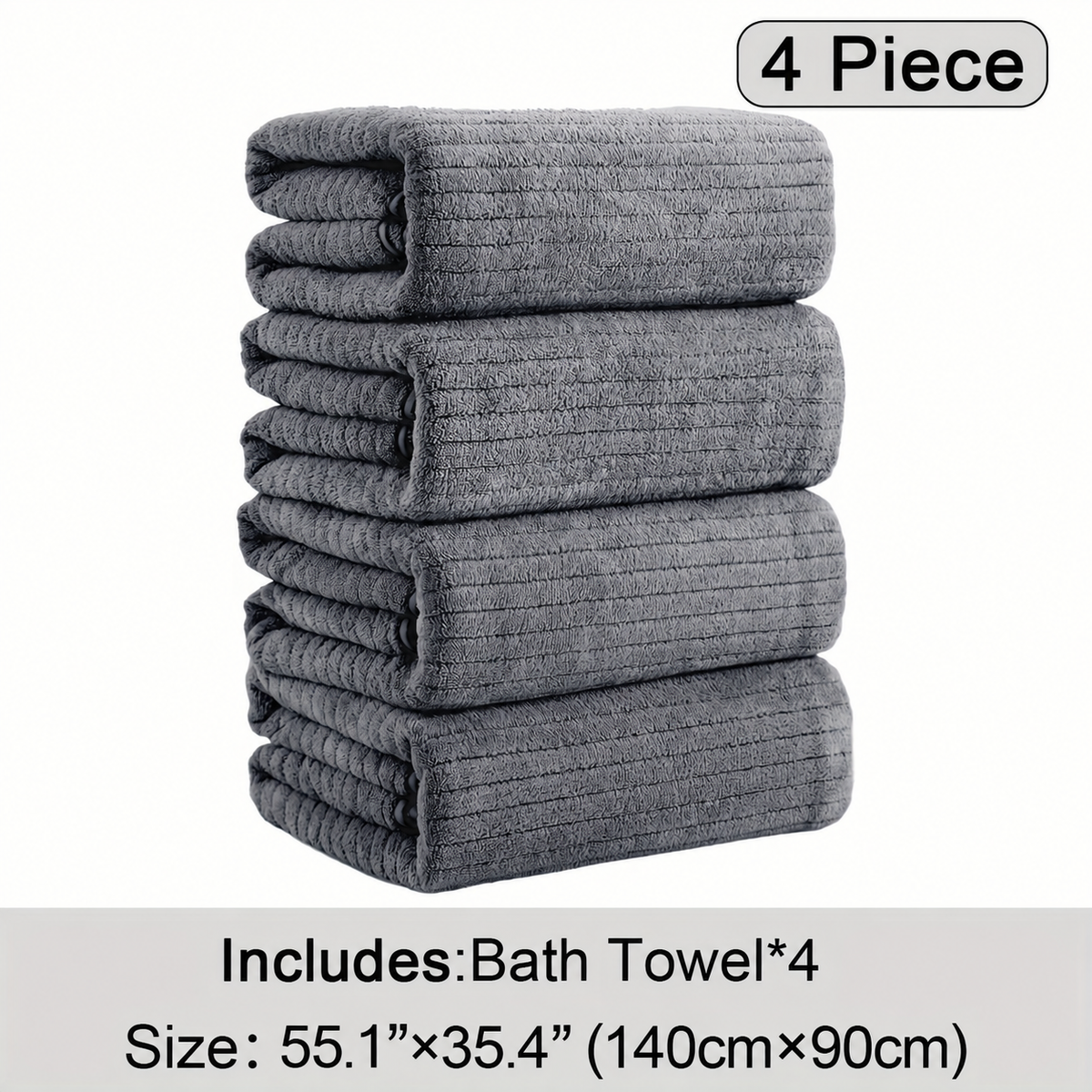 Thickened Coral Fleece Bath Towel