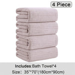 Thickened Coral Fleece Bath Towel