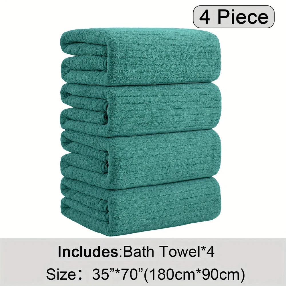 Thickened Coral Fleece Bath Towel