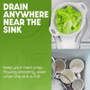 Collapsible Colander Set with Self-Draining Base