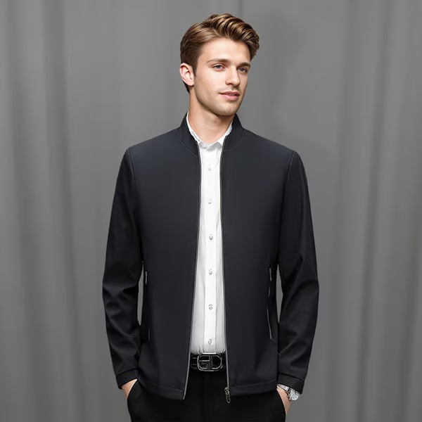 💥Men's Standing Collar Zipper Casual Jacket🔥BUY 2 FREE SHIPPING