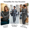 Women’s Crew-Neck Top & Drawstring Trousers Set
