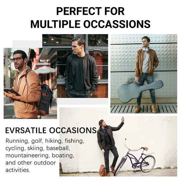 💥Men's Standing Collar Zipper Casual Jacket🔥BUY 2 FREE SHIPPING