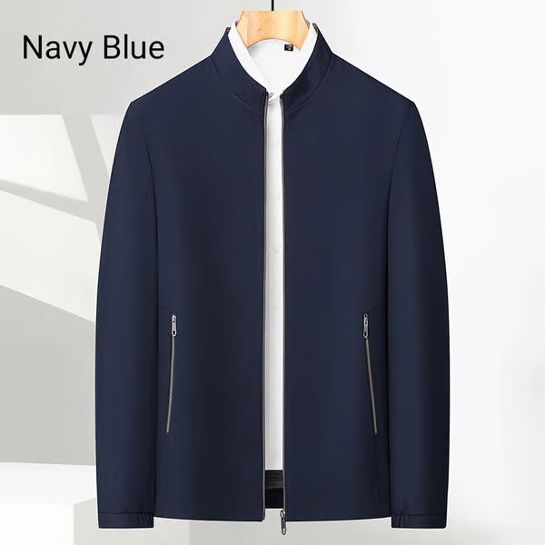 💥Men's Standing Collar Zipper Casual Jacket🔥BUY 2 FREE SHIPPING
