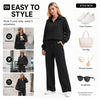 Women's 2-Piece Chic Ribbed Silk-Like Matching Outfit Set
