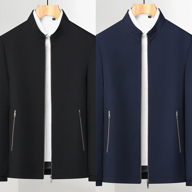 💥Men's Standing Collar Zipper Casual Jacket🔥BUY 2 FREE SHIPPING