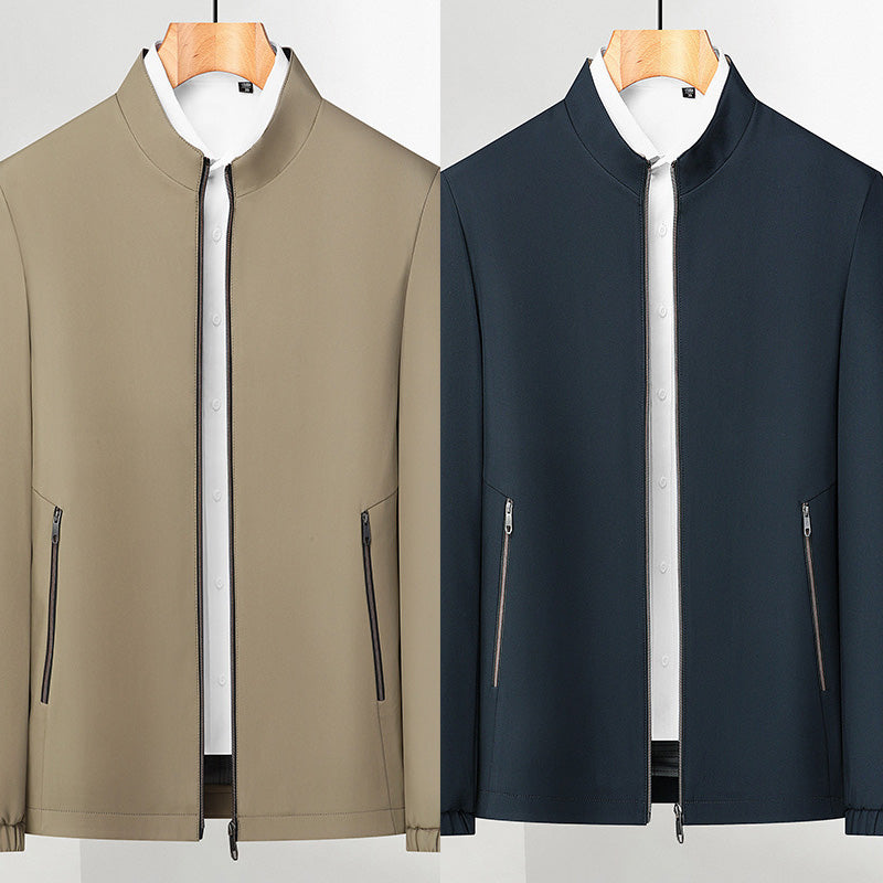💥Men's Standing Collar Zipper Casual Jacket🔥BUY 2 FREE SHIPPING