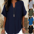 Everyday Notched Neck Top
