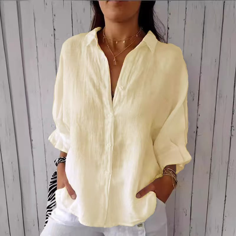 Everyday Tie-Back Lightweight Comfort Blouse