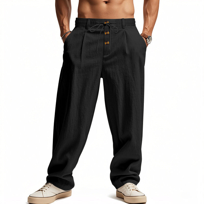 ⏳Limited-time 50% off⏰Men's Loose Fit Casual Relaxed Fit LightweightLinen Pants